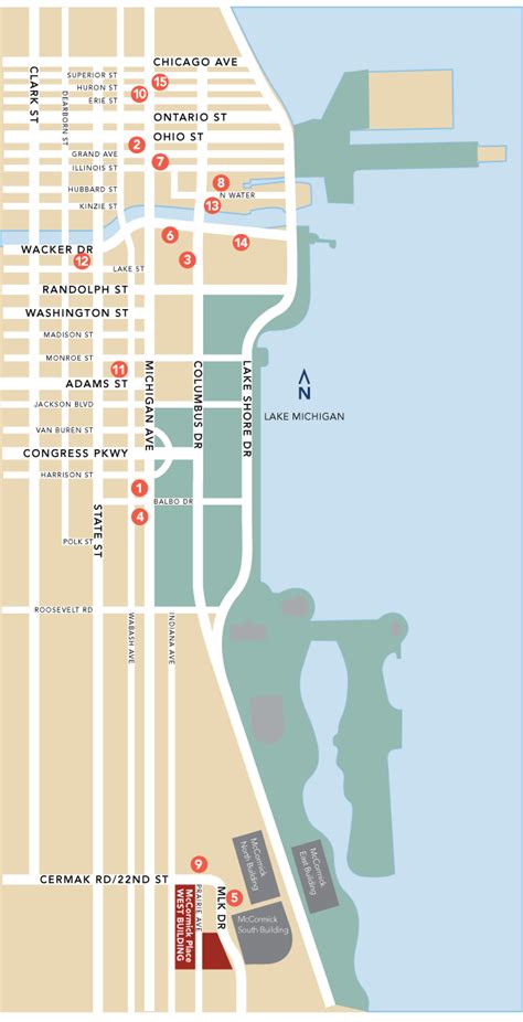 Mccormick Place Map Parking