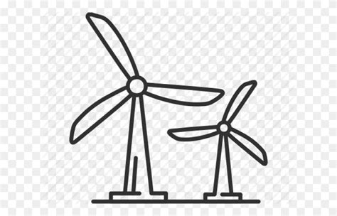 Wind Turbine Clipart Modern Windmill - Windmill Clipart Black And White - FlyClipart