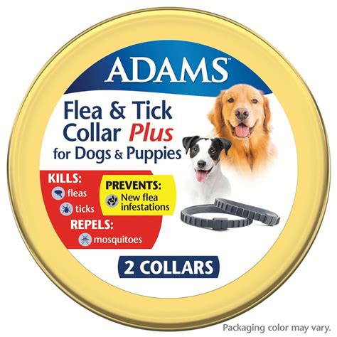 Adams Flea & Tick Collar for Large Dogs, 2 Pack Grey One Size - Walmart.com - Walmart.com