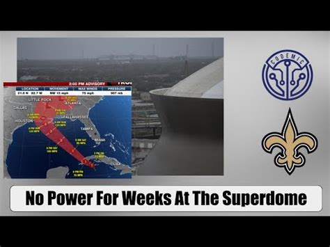 Evacuating The Superdome - Hurricane Ida Forces The Saints To Move To ...