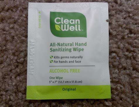 NaeSays: CleanWell Natural Hand Sanitizer Wipes Review