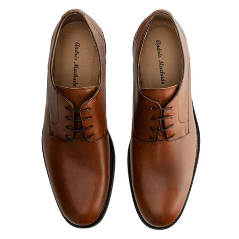 Men's Oxford Shoes in Mahogany Leather - Andrés Machado