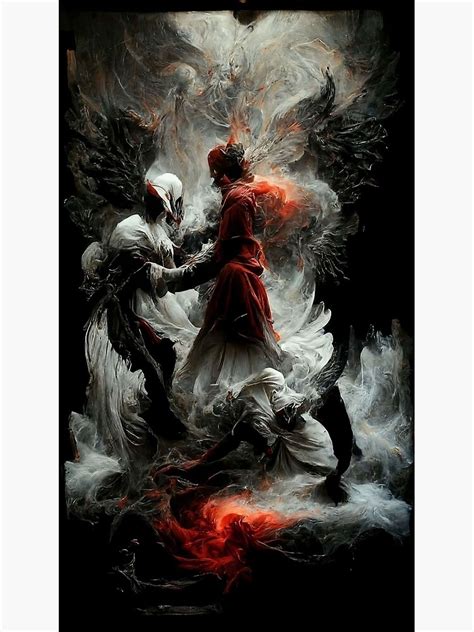 "Angels and Demons 2 Artificial Intelligence Art by Midjourney" Poster ...