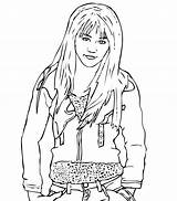 Miley Cyrus Celebrity Coloring Page Created By Dan Ne  Vrogueco sketch template