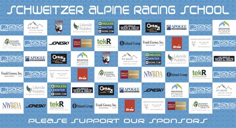 Sponsorship | Schweitzer Alpine Racing School