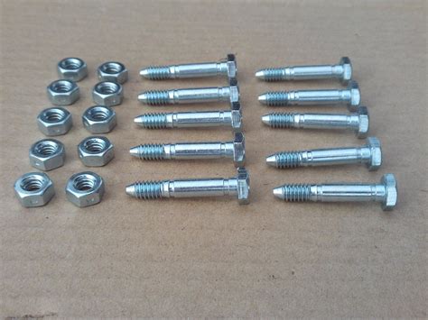 Shear Pins Bolts for John Deere 524D, 724D, 826D, 1332DDE, AM123342 Snowblower Snowthrower Snow ...