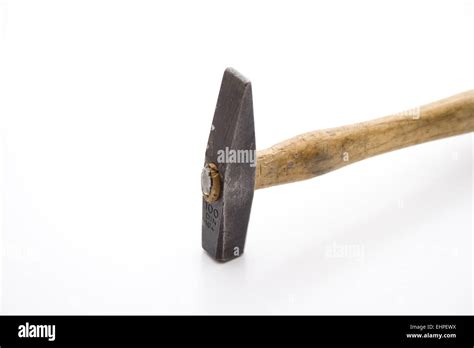 Hammer with wooden handle Stock Photo - Alamy