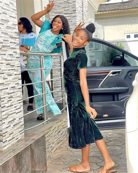 Destiny Etiko's Adopted Daughter And Her Mum Visit Her On movie Set (Video) - Celebrities - Nigeria