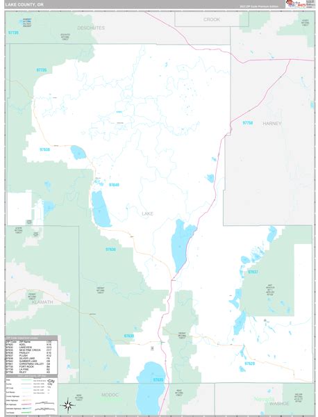 Maps of Lake County Oregon - marketmaps.com