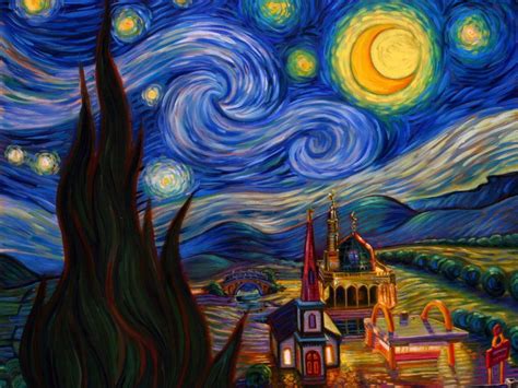 The Starry Night Wallpaper