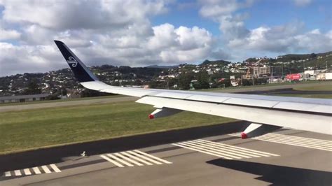 Take off from Wellington Airport - YouTube