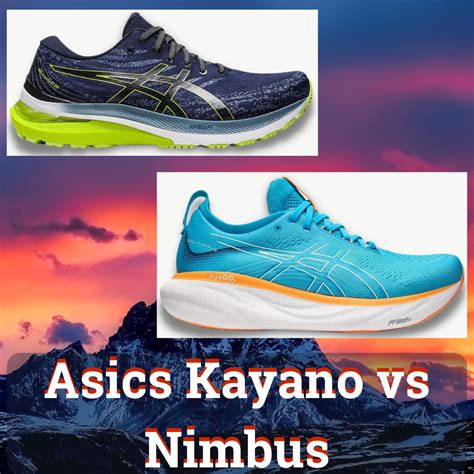 Asics Kayano vs Nimbus [2024]: Which is The Best Option? - UpbeatRun