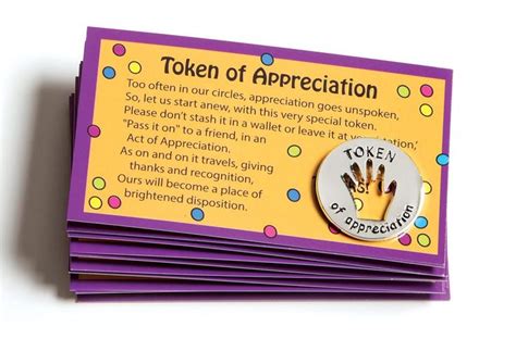 Amazon.com : Tokens of Appreciation and Cards (set of 10) : Academic ...