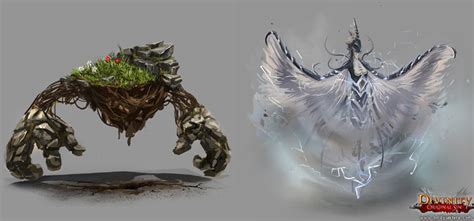 ArtStation - Elemental concepts (earth/wind)