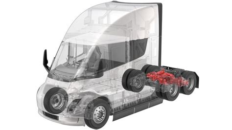 Tesla Semi parts catalog diagrams show its huge battery pack, other systems, and components ...