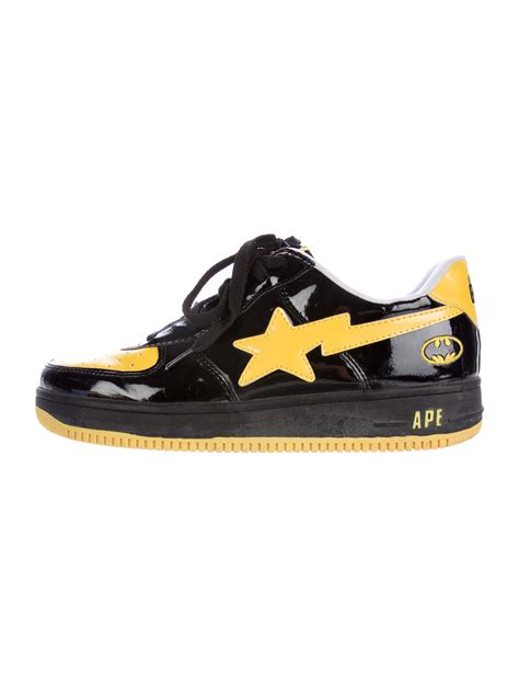 A Bathing Ape Bape Sta Batman Sneakers - Black Sneakers, Shoes - WBATP20082 | The RealReal