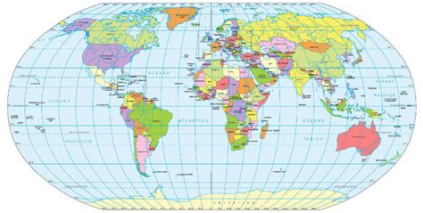 Mapa-múndi: continentes, países, mares, oceanos - Brasil Escola