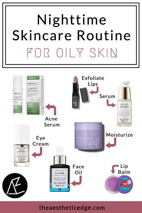 Nighttime Skincare Routine for Oily Skin