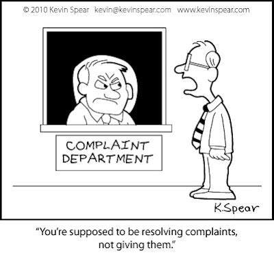 Web comic: complaint Department – Kevin H. Spear