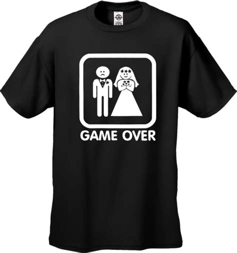 Funny T-Shirts - Game Over Mens T-Shirt