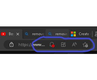 How to remove the icons in Edge's address bar? - Microsoft Community