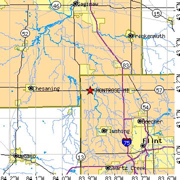 Montrose, Michigan (MI) ~ population data, races, housing & economy