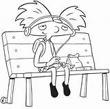 Coloring Page  Hey arnold coloring Pages 1 sketch template