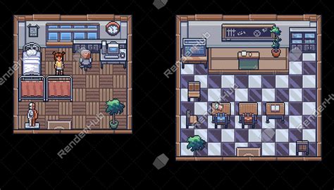 The Japan Collection: Japanese School Interior - 2D Game Asset by ...