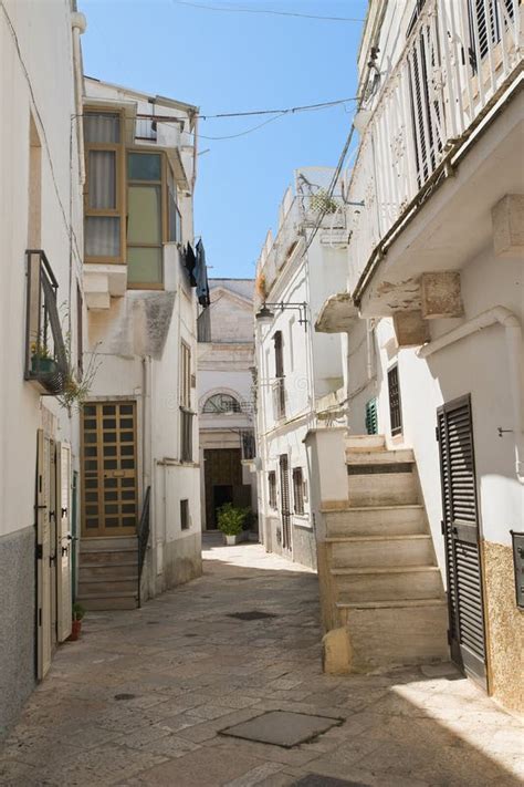 Alleyway. Noci. Puglia. Italy. Stock Photo - Image of characteristic, blue: 95497054