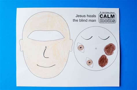 Jesus Heals a Blind Man Craft - Crafty Catholic Moms