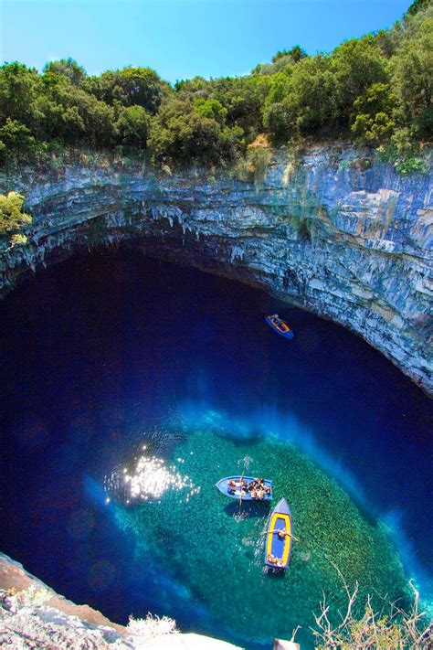 Melissani cave | Places to travel, Places to visit, Beautiful places