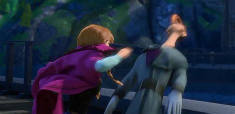 Anna is only disney princess to punch a guy