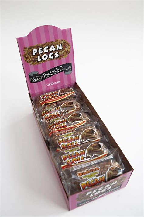 Pecan Logs Box – 2oz – Tyler Candy