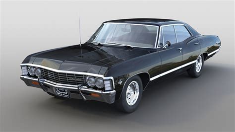 1967 chevrolet impala 3D model - TurboSquid 1412370