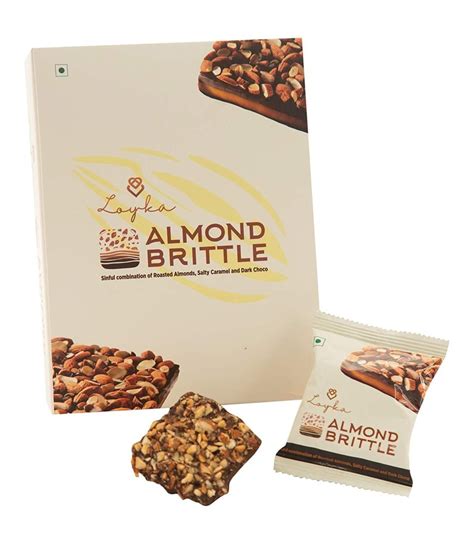 Loyka Almond Brittle Chocolate, Box Capacity: 12 Pieces at Rs 390/box in Coimbatore