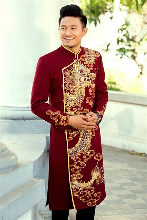 Vietnamese Traditional Ao Dai for Men Men Dress Ao Dai Nam - Etsy