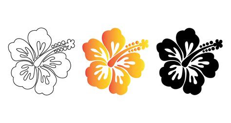 Hibiscus Flower Vector Art, Icons, and Graphics for Free Download