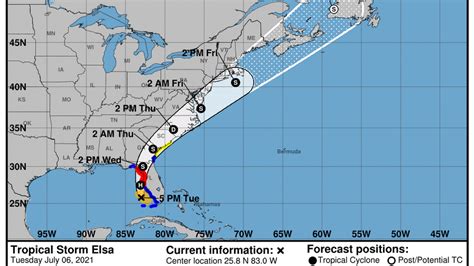 Tropical Storm Elsa: Latest forecast and path for NC and SC | Raleigh ...