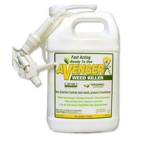 AVENGER Organic Weed Killer, eco-friendly, post emergence herbicide ...