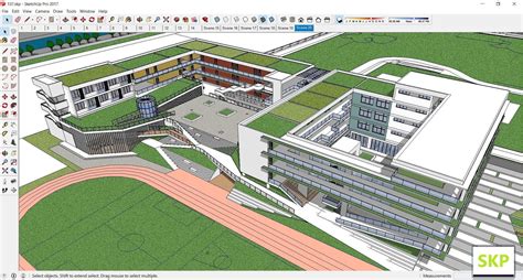 3D Sketchup 137 - School | CGTrader