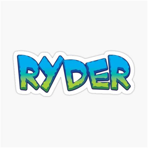 "Ryder" Sticker by hamsters | Redbubble