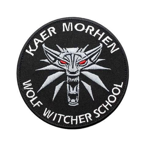 Witcher Wolf School Kaer Morgen Sew-on | Iron-on | Velcro Patch