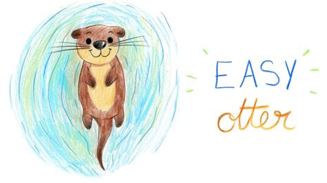 How To Draw A Otter For Kids Take note first of all of the difference ...