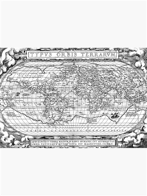 "Vintage World Map Black and White" Poster by ind3finite | Redbubble Buy Vintage, Vintage Black ...