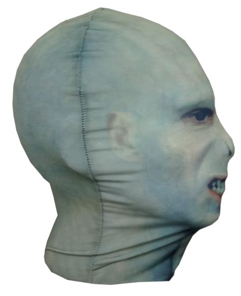 Full Head Fabric Mask Resembles Voldemort V2 From Harry Potter - Etsy