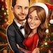 Cartoon Caricature Portrait, Cartoon Portrait, Couple Portrait, Cartoon Christmas Portrait ...