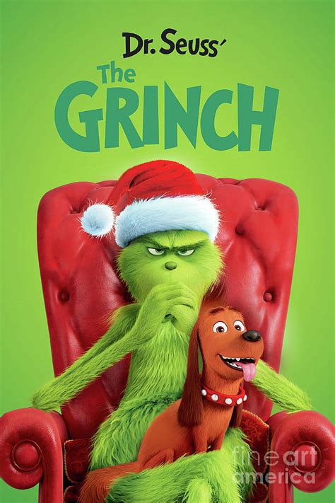 The Grinch - Christmas Movie Poster Digital Art by Daniel Smith - Pixels