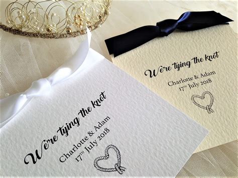 Tying The Knot Wedding Invitations £1.50 | Cheap Wedding Invites