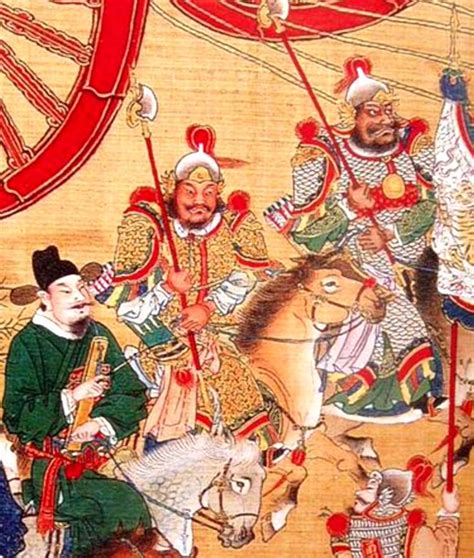 Officials and high ranking soldiers( Ming dynasty painting) | Chinese armor, Ancient paintings ...