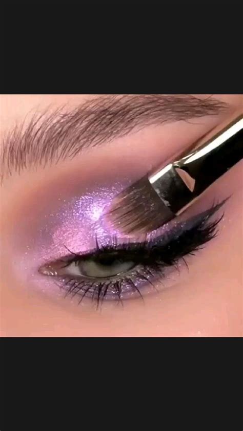 Pink Glitter Eye Makeup